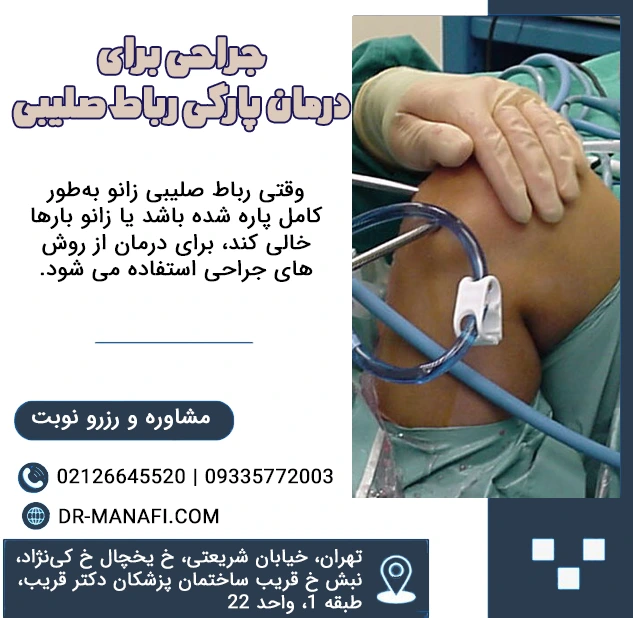 جراحی برای درمان پارگی رباط صلیبی